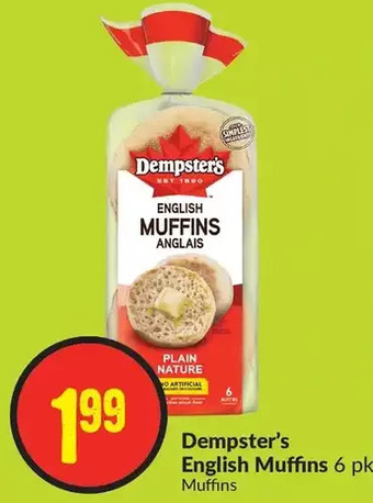 FreshCo Dempster's english muffins offer
