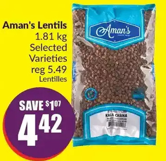 FreshCo Aman's lentils offer