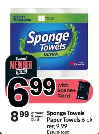 FreshCo Spongetowels paper towels offer