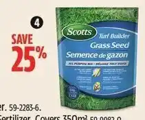 Canadian Tire Scotts Turf Builder All-Purpose Grass Seed. 1kg. Available in All Purpose, Sunny or Shady. 59-2990X. offer
