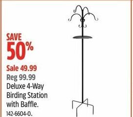 Canadian Tire Deluxe 4-Way Birding Station with Baffle. 142-6604-0. offer