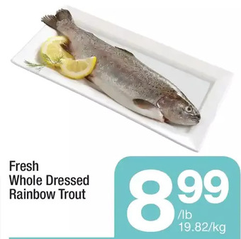Highland Farms Fresh whole dressed rainbow trout offer