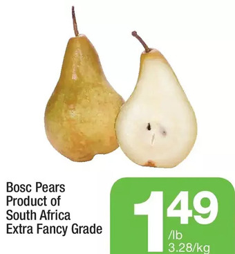 Highland Farms Bosc pears offer