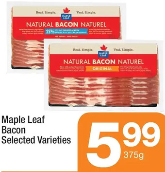 Highland Farms Maple leaf bacon offer