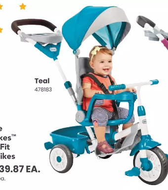 Toys R us Little tikes perfect fit 4-in-1 trike - teal offer