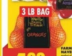 No Frills FARMER'S MARKET NAVEL ORANGES offer