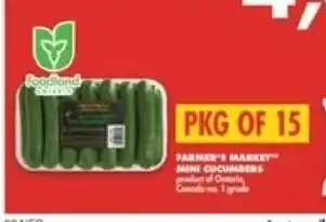 No Frills MINI CUCUMBERS PKG OF 15 offer