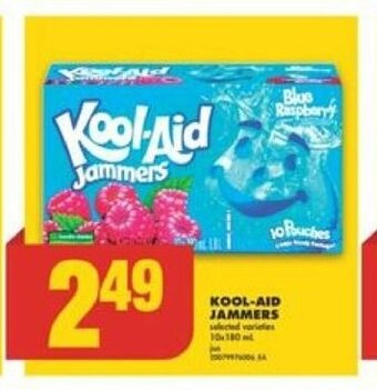 No Frills Kool Aid Jammers offer
