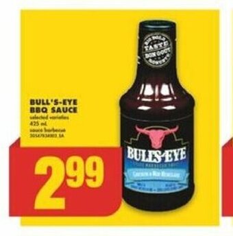 No Frills BULL'S-EYE BBQ SAUCE offer