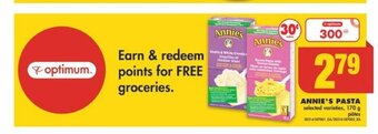 No Frills ANNIE'S PASTA 170 g. offer