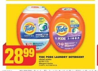 No Frills TIDE PODS LAUNDRY DETERGENT offer