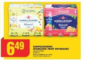 No Frills SANPELLEGRINO SPARKLING FRUIT BEVERAGES offer