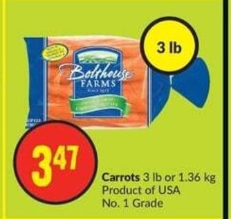 FreshCo Carrots 3 lb offer