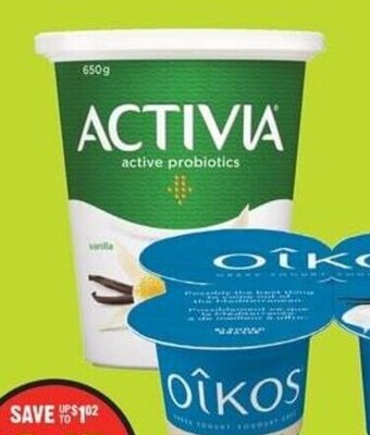 FreshCo Activia Yogourt 650 g offer