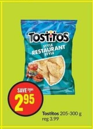 FreshCo Tostitos 205-300 g offer