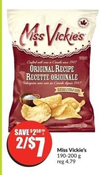 FreshCo Miss Vickie's 190-200 g offer