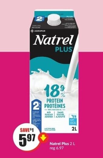 FreshCo Natrel Plus 2 L offer