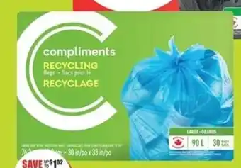 FreshCo Recycling Bags 30 pk offer