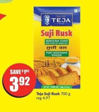FreshCo Teja Suji Rusk 700 g offer