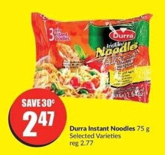 FreshCo Durra Instant Noodles 75 g offer