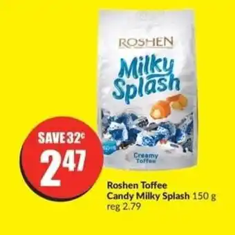 FreshCo Roshen Toffee Candy Milky Splash 150 g offer