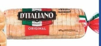 Real Canadian Superstore D'ITALIANO BREAD 675 G offer