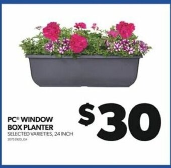 Real Canadian Superstore PC WINDOW BOX PLANTER 24 INCH offer
