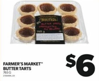 Real Canadian Superstore FARMER'S MARKET BUTTER TARTS 765 G offer