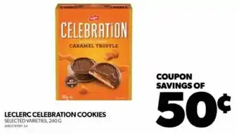 Real Canadian Superstore LECLERC CELEBRATION COOKIES 240G offer