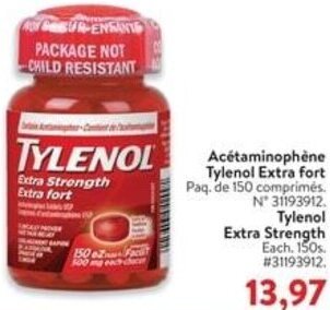 Walmart Tylenol Extra Strength offer