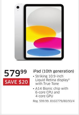 The Source Apple ipad (10th generation) offer