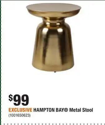 Home Depot Exclusive hampton bay® metal stool offer