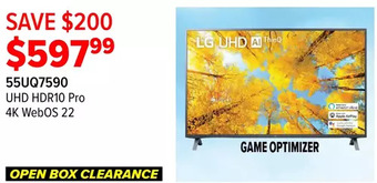 2001 Audio Video Lg uhd hdr10 pro 4k webos 22 offer