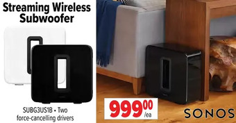 2001 Audio Video Sonos streaming wireless subwoofer offer