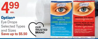 Guardian Pharmacy Option+ eye drops offer