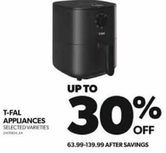 Real Canadian Superstore T-FAL APPLIANCES offer