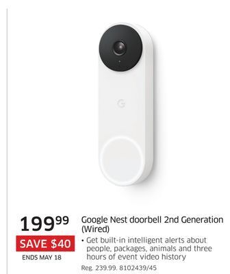 The Source Google nest doorbell 2nd generation (wired) offer