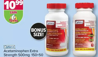 PharmaChoice Option+ acetaminophen extra strength offer