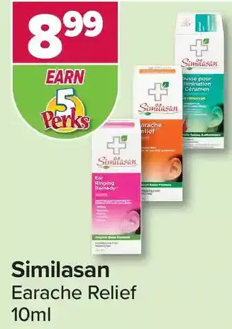 PharmaChoice Similasan earache relief offer