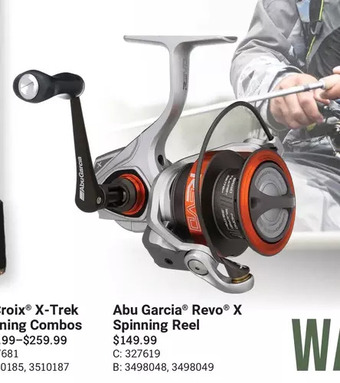 Cabela's Abu garcia revo x spinning reel offer