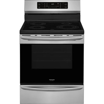 Home Depot 30-inch 5.4 cu. ft. freestanding induction range with air fry in smudge-proof® stainless steel offer