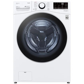 Home Depot 5.2 cu. ft. smart front load washer with ai and wi-fi in white, stackable - energy star® offer