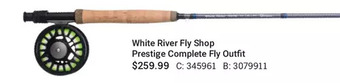Cabela's White river fly shop prestige complete fly outfit offer