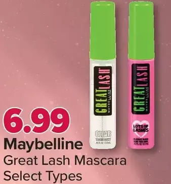 PharmaChoice Maybelline great lash mascara offer