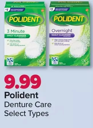 PharmaChoice Polident denture care offer