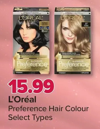 PharmaChoice L'oreal preference hair colour offer