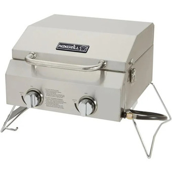 Home Depot Nexgrill portable tabletop 2-burner propane bbq offer