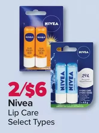 PharmaChoice Nivea lip care offer