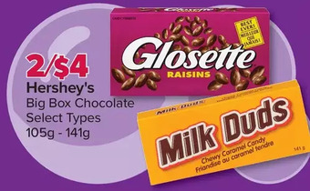 PharmaChoice Hershey's big box chocolate offer