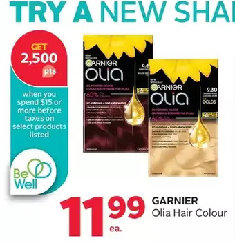 Rexall Garnier olia hair colour offer